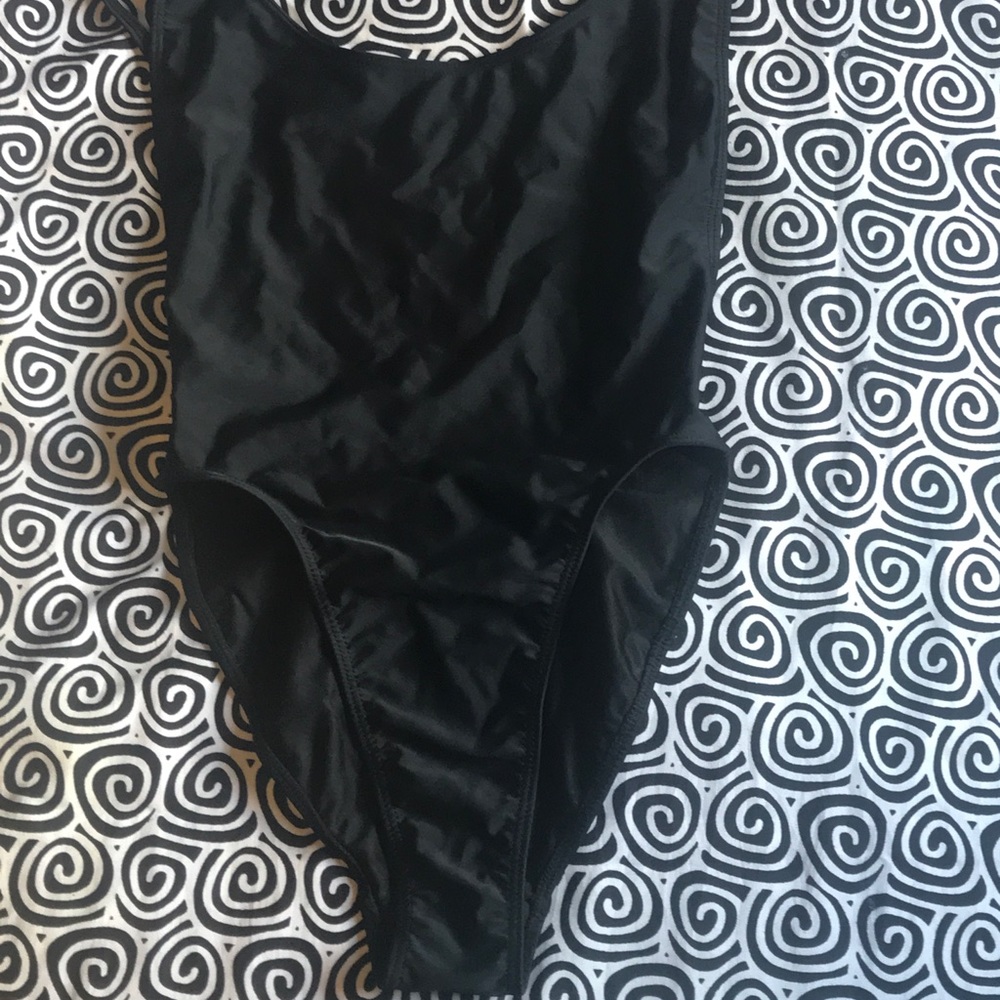 American Apparel Sexy Plunging Back Swimsuit